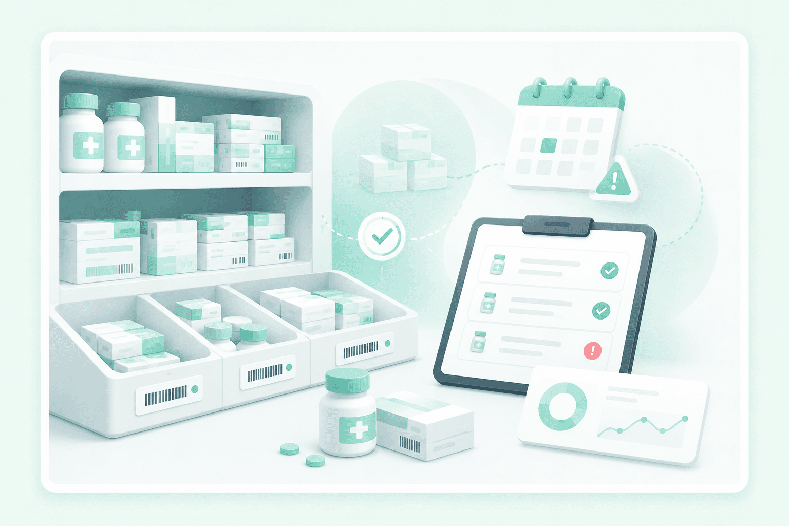 Pharmacy inventory management screen