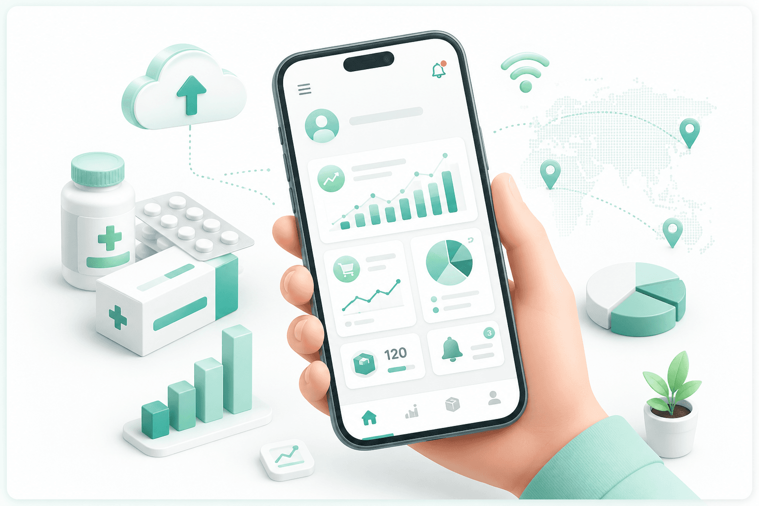 Turtle Pharma mobile app preview
