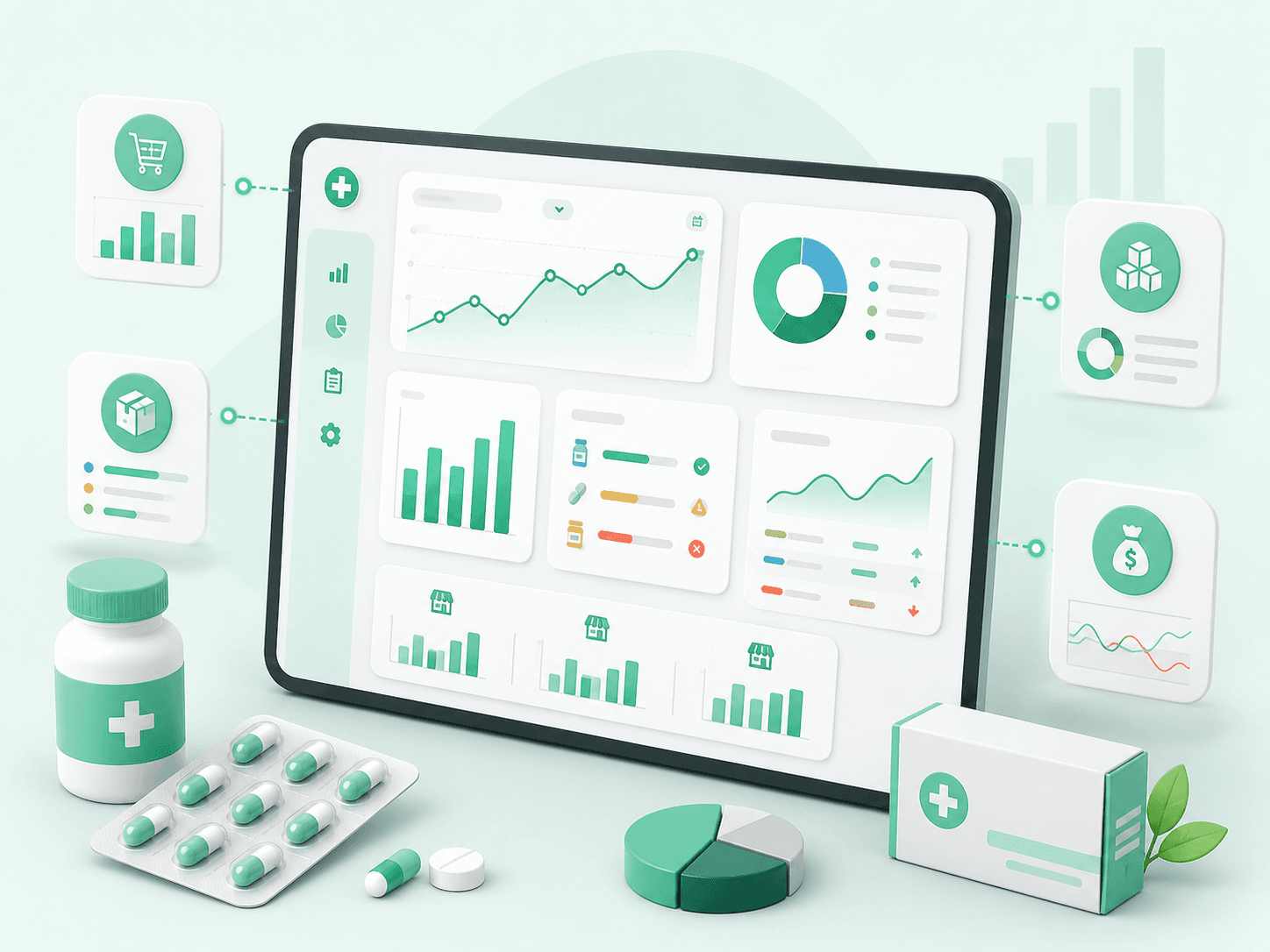 Turtle Pharma reports and analytics dashboard